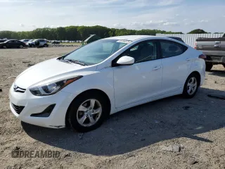 2015 Hyundai Elantra SE with VIN 5NPDH4AEXFH575116, listed as a Copart auction lot 60784575 with 129,454 mi miles and Clean title. Bid and sale history available at DreamBid. Image 1.