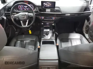 2018 Audi Q5 Premium Plus with VIN WA1BNAFY0J2190573, listed as a Copart auction lot 52830845 with 60,014 mi miles and Salvage Title. Bid and sale history available at carsss.com. Image 8.