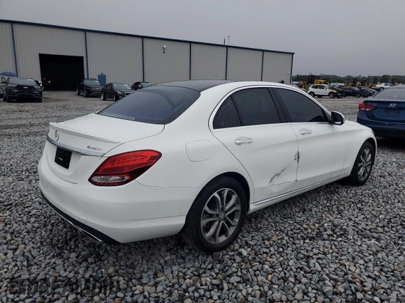 2016 Mercedes-Benz C 300 Luxury with VIN 55SWF4KB9GU157423, listed as a Copart auction lot 64878455 with 79,516 mi miles and Clean title. Bid and sale history available at DreamBid. Image 3.
