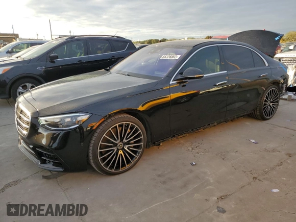 2022 Mercedes-Benz S 580 with VIN W1K6G7GB2NA122680, listed as a Copart auction lot 66226862 with 7,547 mi miles and . Bid and sale history available at DreamBid. Image 1.