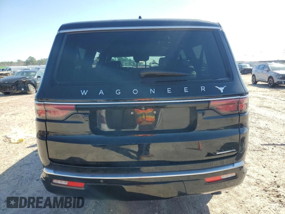 2023 Jeep Grand Wagoneer with VIN 1C4SJRDP7PS503265, listed as a Copart auction lot 47933515 with 20,091 mi miles and Salvage title. Bid and sale history available at DreamBid. Image 6.