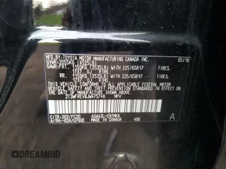 2018 Toyota RAV4 XLE z VIN 2T3WFREV8JW475748, wystawiony jako Copart lot #53929845 z przebiegiem 141 438 mil mil oraz Szkoda całkowita • Salvage title. Historia ofert i sprzedaży dostępna na DreamBid. Obrazek 13.