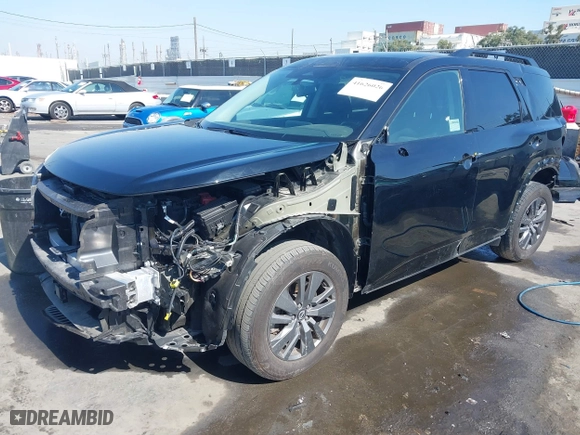 2024 Nissan Pathfinder SV with VIN 5N1DR3BA1RC277519, listed as a IAAI auction lot 41626026 with 52,344 mi miles. Bid and sale history available at carsss.com. Image 18.