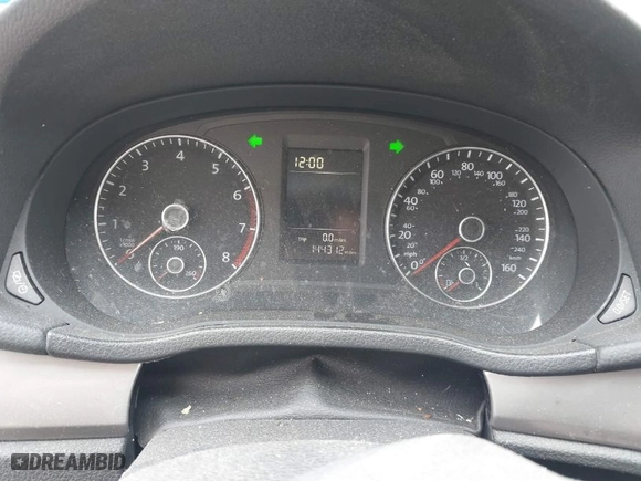 2014 Volkswagen Passat Wolfsburg Ed with VIN 1VWAT7A36EC094322, listed as a IAAI auction lot 41547904 with 144,312 mi miles. Bid and sale history available at carsss.com. Image 7.