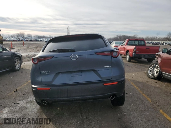 2023 Mazda CX-30 S Carbon Edition with VIN 3MVDMBCM8PM530335, listed as a Copart auction lot 43422075 with Not Provided miles and Salvage Title. Bid and sale history available at DreamBid. Image 6.