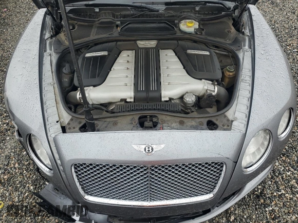 2012 Bentley Continental GT with VIN SCBFR7ZA5CC074511, listed as a Copart auction lot 45402025 with 51,261 mi miles and Salvage Title. Bid and sale history available at DreamBid. Image 11.