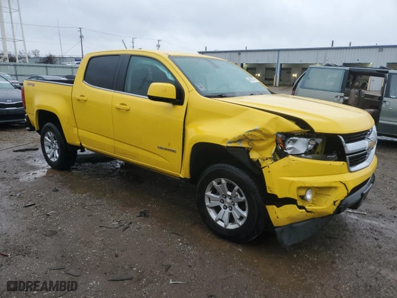 2015 Chevrolet Colorado 4WD LT with VIN 1GCGTBE39F1261599, listed as a Copart auction lot 46902795 with 104,186 mi miles and Salvage Title. Bid and sale history available at carsss.com. Image 4.