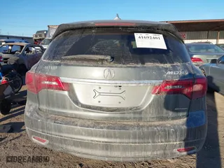 2016 Acura MDX w/Tech with VIN 5FRYD4H47GB002635, listed as a IAAI auction lot 41692401 with 1 mi miles. Bid and sale history available at carsss.com. Image 16.