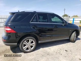 2012 Mercedes-Benz M ML 350 with VIN 4JGDA5HB6CA032110, listed as a Copart auction lot 52873745 with 167,825 mi miles and Salvage Title. Bid and sale history available at carsss.com. Image 3.