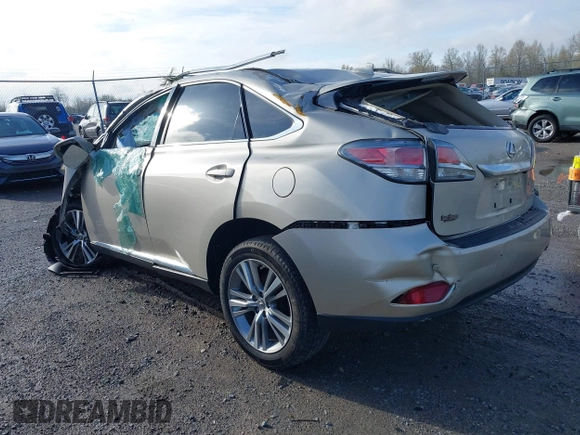 2015 Lexus RX 350 with VIN 2T2BK1BA7FC276605, listed as a IAAI auction lot 41970329 with 98,100 mi miles and . Bid and sale history available at DreamBid. Image 3.