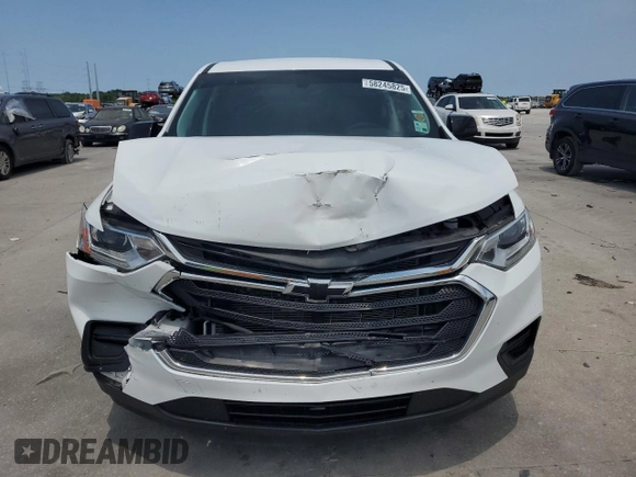 2021 Chevrolet Traverse LS с VIN 1GNERFKW6MJ164585, выставлен на аукционе Copart как лот 58245825 с пробегом 48 125 миль миль и Списание • Salvage title. История ставок и продаж доступна на DreamBid. Изображение 5.