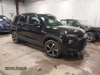 2023 Chevrolet TrailBlazer RS with VIN KL79MUSL6PB142780, listed as a IAAI auction lot 41623859 with 38,987 mi miles. Bid and sale history available at carsss.com. Image 1.