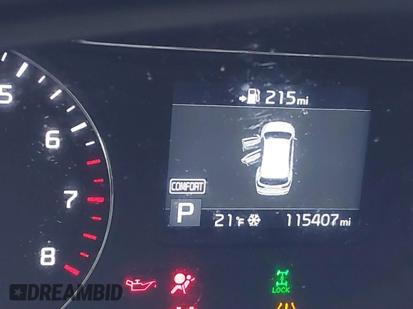 2019 Kia Sorento LX V6 with VIN 5XYPGDA5XKG569320, listed as a IAAI auction lot 41299982 with 115,407 mi miles. Bid and sale history available at carsss.com. Image 15.