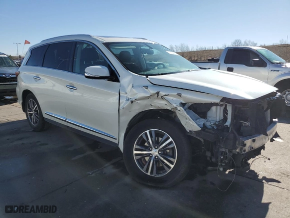 2018 Infiniti QX60 with VIN 5N1DL0MM5JC525704, listed as a Copart auction lot 50518495 with 72,676 mi miles and Salvage Title. Bid and sale history available at carsss.com. Image 4.