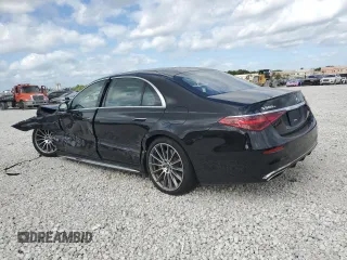 2024 Mercedes-Benz S 580e with VIN W1K6G6KB3RA264513, listed as a Copart auction lot 41341515 with 4,314 mi miles and Non Repairable. Bid and sale history available at DreamBid. Image 2.