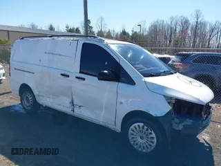 2017 Mercedes-Benz Metris Cargo with VIN WD3PG2EA9H3206977, listed as a IAAI auction lot 41828548 with 87,878 mi miles. Bid and sale history available at carsss.com. Image 1.