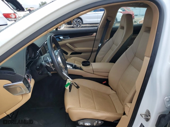 2016 Porsche Panamera 4 with VIN WP0AA2A75GL002991, listed as a Copart auction lot 69493904 with 39,554 mi miles and Salvage Title. Bid and sale history available at carsss.com. Image 7.