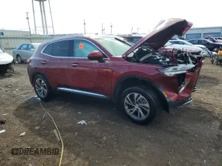 2021 Buick Envision Essence with VIN LRBFZNR40MD098804, listed as a Copart auction lot 50334565 with Not Provided miles and Salvage Title. Bid and sale history available at carsss.com. Image 4.