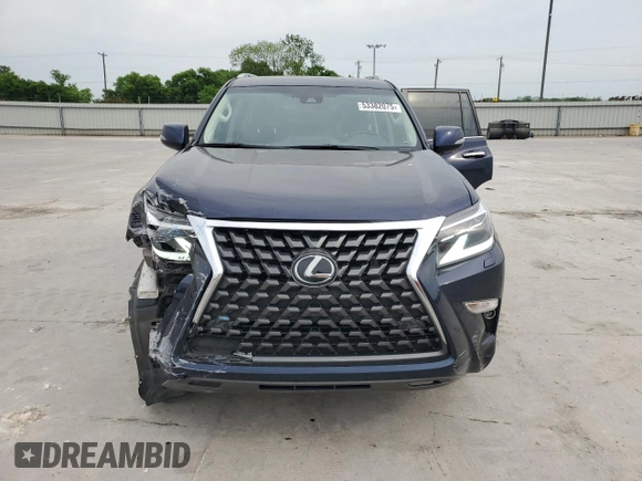 2020 Lexus GX with VIN JTJAM7BX5L5261947, listed as a Copart auction lot 53382075 with 44,785 mi miles and Salvage Title. Bid and sale history available at carsss.com. Image 5.