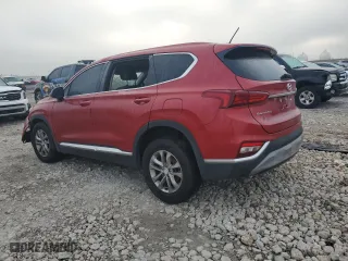 2019 Hyundai Santa Fe SE with VIN 5NMS23AD2KH108256, listed as a Copart auction lot 50613895 with 0 mi miles and Salvage Title. Bid and sale history available at carsss.com. Image 2.