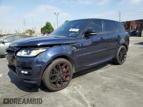 2016 Land Rover Range Rover Sport Autobiography z VIN SALWV2EF7GA592319, wystawiony jako Copart lot #63611205 z przebiegiem 141 094 mil mil oraz Szkoda całkowita • Salvage title. Historia ofert i sprzedaży dostępna na DreamBid. Obrazek 1.