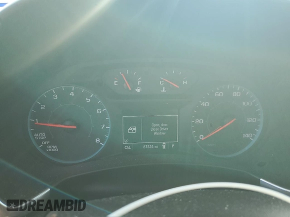 2019 Chevrolet Equinox LS with VIN 3GNAXHEV8KS659787, listed as a Copart auction lot 49732995 with 87,834 mi miles and Clean Title. Bid and sale history available at DreamBid. Image 9.