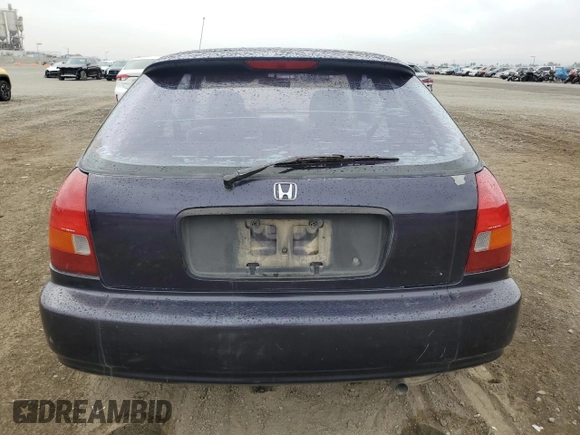 1997 Honda Civic DX with VIN 2HGEJ6342VH107818, listed as a Copart auction lot 78277454 with 176,302 mi miles and Clean Title. Bid and sale history available at DreamBid. Image 6.