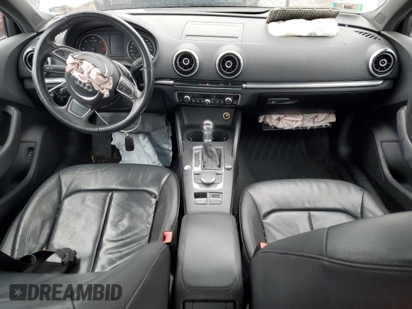 2015 Audi A3 2.0 TDI Premium Plus with VIN WAUCJGFF0F1043932, listed as a Copart auction lot 87008694 with 0 mi miles and Salvage Title. Bid and sale history available at carsss.com. Image 8.