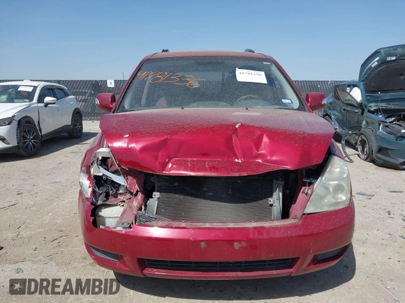 2012 Kia Sedona LX with VIN KNDMG4C70C6463190, listed as a IAAI auction lot 41781336 with 179,860 mi miles. Bid and sale history available at carsss.com. Image 12.