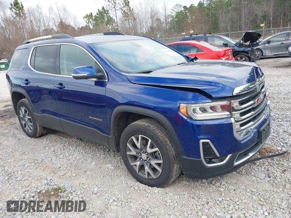 2023 GMC Acadia SLT with VIN 1GKKNML4XPZ209059, listed as a IAAI auction lot 41514499 with 45,245 mi miles and . Bid and sale history available at DreamBid. Image 1.
