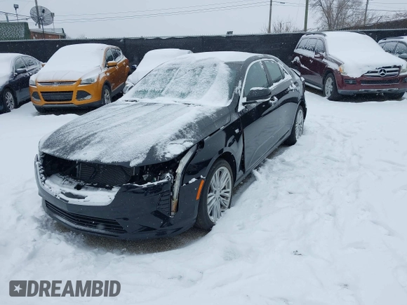 2020 Cadillac CT4 Premium Luxury with VIN 1G6DF5RK7L0149451, listed as a IAAI auction lot 41334189 with 22,830 mi miles. Bid and sale history available at carsss.com. Image 19.