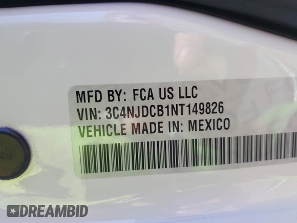 2022 Jeep Compass Limited with VIN 3C4NJDCB1NT149826, listed as a IAAI auction lot 41808462 with 32,278 mi miles and . Bid and sale history available at DreamBid. Image 9.
