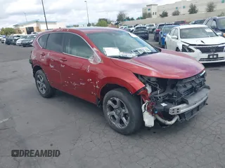 2018 Honda CR-V EX-L with VIN 2HKRW2H85JH695138, listed as a IAAI auction lot 41655606 with 75,080 mi miles. Bid and sale history available at carsss.com. Image 1.