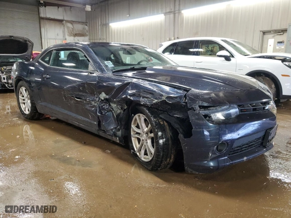 2014 Chevrolet Camaro LS with VIN 2G1FE1E35E9249159, listed as a Copart auction lot 47466595 with 53,439 mi miles and Salvage Title. Bid and sale history available at carsss.com. Image 4.