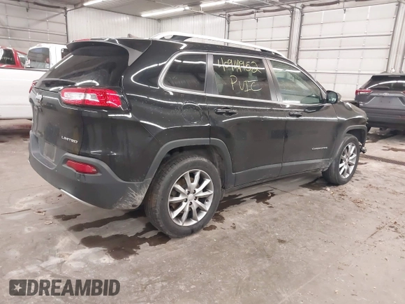 2018 Jeep Cherokee Limited with VIN 1C4PJMDB5JD617757, listed as a IAAI auction lot 40944952 with 81,573 mi miles. Bid and sale history available at carsss.com. Image 4.