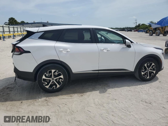 2023 Kia Sportage EX with VIN 5XYK33AF1PG129633, listed as a Copart auction lot 54018815 with 17,620 mi miles and Salvage Title. Bid and sale history available at carsss.com. Image 3.