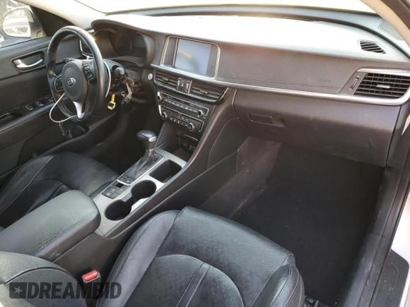 2018 Kia Optima EX z VIN KNAGU4LE8J5024372, wystawiony jako Copart lot #88290285 z przebiegiem Nie podano mil oraz Szkoda całkowita • Salvage title. Historia ofert i sprzedaży dostępna na DreamBid. Obrazek 8.