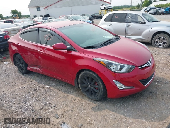 2016 Hyundai Elantra SE with VIN KMHDH4AE9GU545088, listed as a IAAI auction lot 42414150 with 74,924 mi miles and . Bid and sale history available at DreamBid. Image 1.