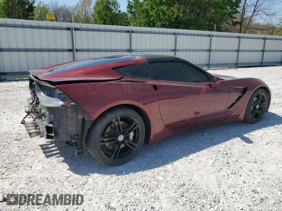 2016 Chevrolet Corvette 1LT with VIN 1G1YB2D72G5123224, listed as a Copart auction lot 52200185 with 121,893 mi miles and Clean title. Bid and sale history available at DreamBid. Image 3.