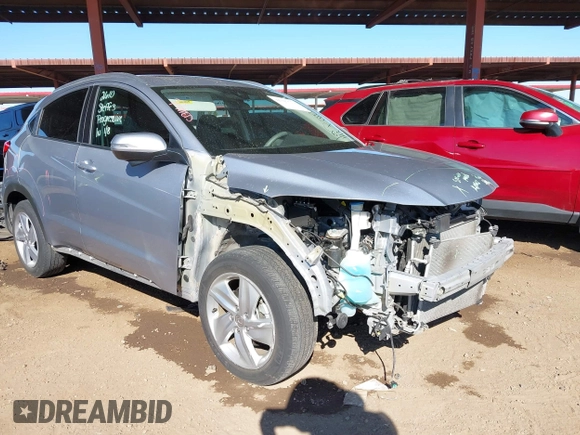 2019 Honda HR-V EX with VIN 3CZRU5H51KM713475, listed as a IAAI auction lot 41317771 with 51,948 mi miles. Bid and sale history available at carsss.com. Image 1.