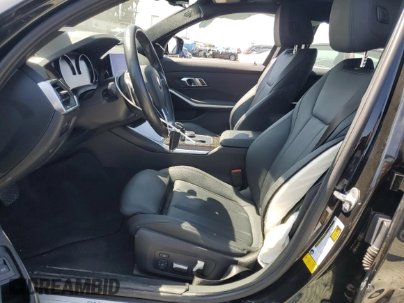 2020 BMW 3 Series 330i with VIN WBA5R1C05LFH45373, listed as a Copart auction lot 62196625 with 37,732 mi miles and Salvage title. Bid and sale history available at DreamBid. Image 7.