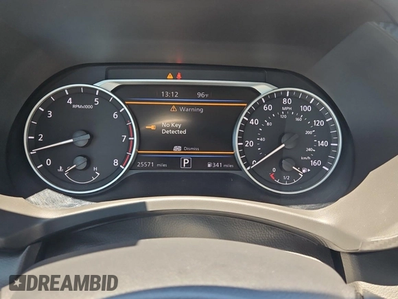 2024 Nissan Sentra SV with VIN 3N1AB8CV1RY290503, listed as a IAAI auction lot 42832742 with 25,571 mi miles and . Bid and sale history available at DreamBid. Image 2.
