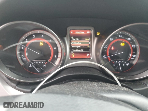 2017 Dodge Journey Crossroad Plus with VIN 3C4PDDGG0HT512580, listed as a Copart auction lot 46680745 with 132,074 mi miles and Clean title. Bid and sale history available at DreamBid. Image 9.