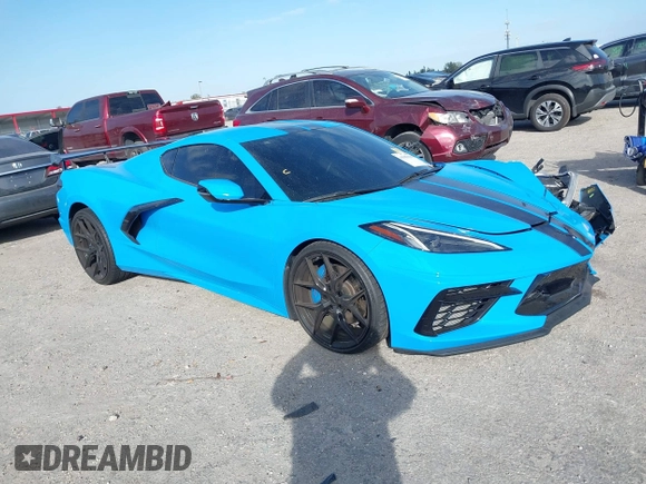 2022 Chevrolet Corvette 1LT with VIN 1G1YA2D40N5107268, listed as a IAAI auction lot 41083919 with 10,368 mi miles and . Bid and sale history available at DreamBid. Image 1.
