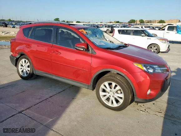 2015 Toyota RAV4 Limited with VIN 2T3YFREV2FW231609, listed as a Copart auction lot 52694975 with 0 mi miles and Salvage Title. Bid and sale history available at carsss.com. Image 4.