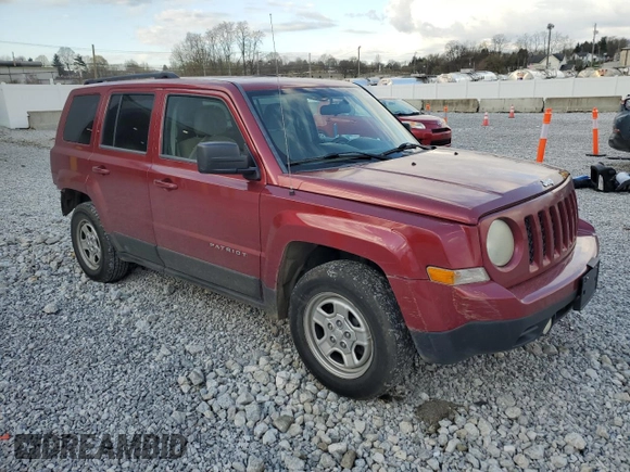 2012 Jeep Patriot Sport with VIN 1C4NJPBA6CD550978, listed as a Copart auction lot 53034425 with 157,101 mi miles and Salvage Title. Bid and sale history available at DreamBid. Image 4.