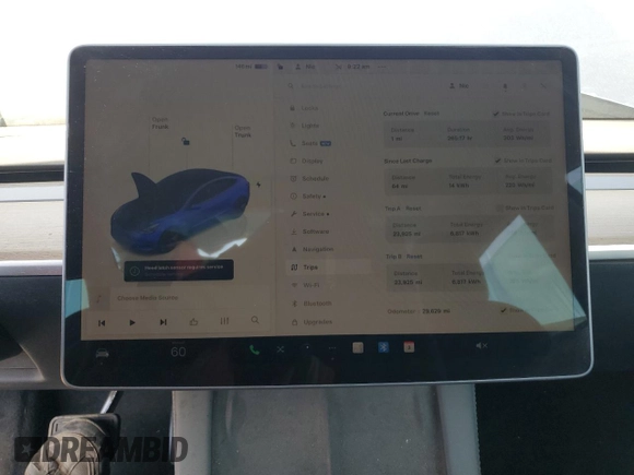 2023 Tesla Model 3 z VIN 5YJ3E1EA5PF449997, wystawiony jako Copart lot #63079275 z przebiegiem 29 629 mil mil oraz Nie do naprawy • Non repairable. Historia ofert i sprzedaży dostępna na DreamBid. Obrazek 9.