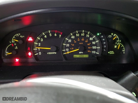 2002 Toyota Tundra SR5 with VIN 5TBBT44162S289386, listed as a Copart auction lot 45793015 with 128,659 mi miles and Salvage Title. Bid and sale history available at carsss.com. Image 9.