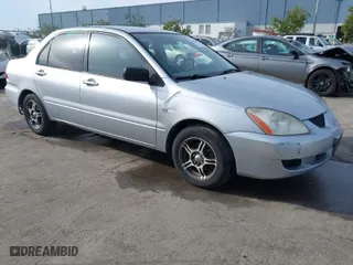 2004 Mitsubishi Lancer ES with VIN JA3AJ26E54U052124, listed as a IAAI auction lot 41804473 with 165,786 mi miles. Bid and sale history available at carsss.com. Image 1.