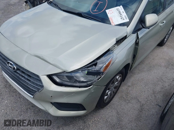 2018 Hyundai Accent SE with VIN 3KPC24A36JE033486, listed as a IAAI auction lot 41995147 with 75,599 mi miles. Bid and sale history available at carsss.com. Image 12.